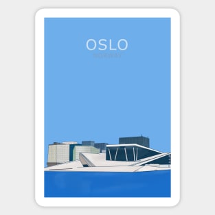 Oslo Opera House Norway Sticker